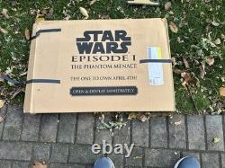 Rare Vintage 1999 Star Wars Phantom Menace Movie Theatre Display