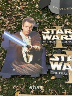 Rare Vintage 1999 Star Wars Phantom Menace Movie Theatre Display