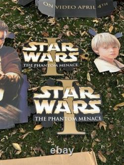 Rare Vintage 1999 Star Wars Phantom Menace Movie Theatre Display