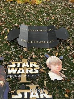 Rare Vintage 1999 Star Wars Phantom Menace Movie Theatre Display