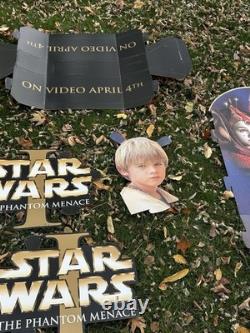 Rare Vintage 1999 Star Wars Phantom Menace Movie Theatre Display