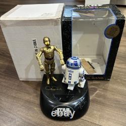 Rare Vintage autographed 1995 Star Wars C-3PO & R2-D2 Electronic Talking Bank