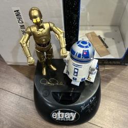Rare Vintage autographed 1995 Star Wars C-3PO & R2-D2 Electronic Talking Bank