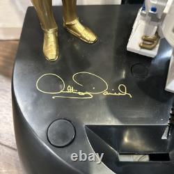 Rare Vintage autographed 1995 Star Wars C-3PO & R2-D2 Electronic Talking Bank