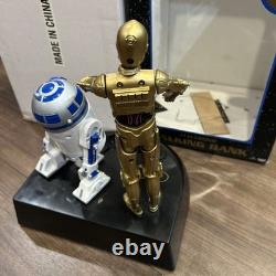 Rare Vintage autographed 1995 Star Wars C-3PO & R2-D2 Electronic Talking Bank