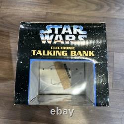 Rare Vintage autographed 1995 Star Wars C-3PO & R2-D2 Electronic Talking Bank