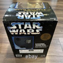 Rare Vintage autographed 1995 Star Wars C-3PO & R2-D2 Electronic Talking Bank