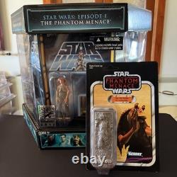 SDCC 2012 STAR WARS Vintage Collection Jar Jar Binks Carbonite Chamber Unpunched