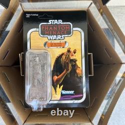 SDCC 2012 STAR WARS Vintage Collection Jar Jar Binks Carbonite Chamber Unpunched