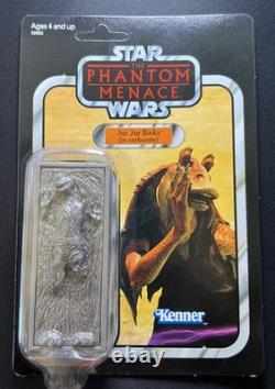 SDCC 2012 STAR WARS Vintage Collection Jar Jar Binks Carbonite Chamber Unpunched