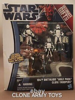 STAR WARS 104th Battalion Wolf Pack Clone Troopers Ultimate Gift Set