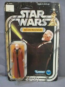 STAR WARS 12-Back BEN OBI-WAN KENOBI Vintage 1977 Kenner Factory Sealed