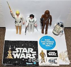 STAR WARS 1977 EARLY BIRD LOOSE SET With DOUBLE TELESCOPING LUKE VINTAGE KENNER