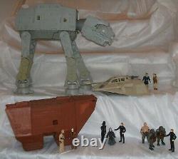 STAR WARS, 43 VINTAGE KENNER 1970's, 80's, BOBA FETT, LUKE, SANDCRAWLER, VADER