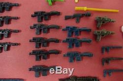 Star Wars- 47 Vintage Weapons Lot- All Original All Float + A Accessories Lot