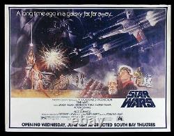 STAR WARS? CineMasterpieces SUBWAY VINTAGE ORIGINAL MOVIE POSTER RARE 1977
