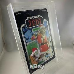 STAR WARS Custom YODA CLAUS Vintage Figure with Santa Suit, Hat and Sack of Toys