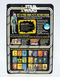 STAR WARS DARTH VADER Vintage Figure Boba Fett 20 Back MOC / COMPLETE 1978