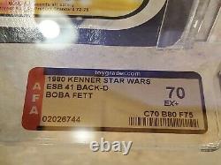 STAR WARS ESB Boba Fett KENNER 41 BACK AFA graded vintage MOC Mandalorian