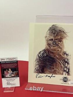 STAR WARS First 10 Years Chewbacca Peter Mayhew Signed 10th Ann. Vintage Photo