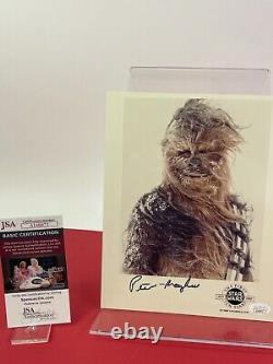 STAR WARS First 10 Years Chewbacca Peter Mayhew Signed 10th Ann. Vintage Photo