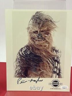 STAR WARS First 10 Years Chewbacca Peter Mayhew Signed 10th Ann. Vintage Photo
