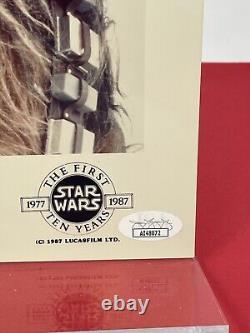 STAR WARS First 10 Years Chewbacca Peter Mayhew Signed 10th Ann. Vintage Photo