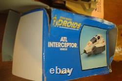 STAR WARS KENNER DROIDS VINTAGE ATL INTERCEPTOR USED With BoxInsert BonusSticker