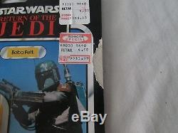 Star Wars Return Of The Jedi Boba Fett Vintage 1983 On Card