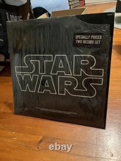 STAR WARS Soundtrack 1977 2 Vinyl LP Album MINTY VTG ORIG Not For Demo Sale