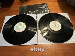 STAR WARS Soundtrack 1977 2 Vinyl LP Album MINTY VTG ORIG Not For Demo Sale
