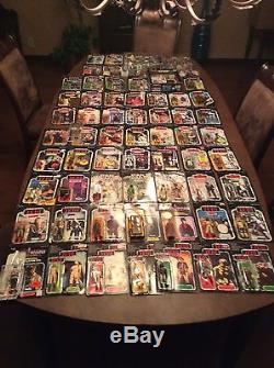 STAR WARS VINTAGE CARDED COMPLETE COLLECTION LOT w POTF LOOSE AFA GRADED LOT