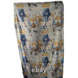 STAR WARS Vintage 1970 80x100 Blanket, 2 Pillow Cases Twin Flat & Fitted Sheet