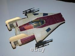 STAR WARS Vintage 1985 A-Wing Droids Ship NEAR Complete Original Kenner RARE HTF