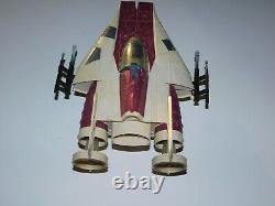 STAR WARS Vintage 1985 A-Wing Droids Ship NEAR Complete Original Kenner RARE HTF