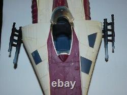 STAR WARS Vintage 1985 A-Wing Droids Ship NEAR Complete Original Kenner RARE HTF