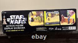 STAR WARS Vintage Action Figure Display Diorama Retrobilia Pride Jawas Cantina