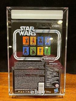 STAR WARS Vintage Collection AFA 8.5 DIN DJARIN & CHILD VC177 COLLECTORS GRADE