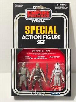 STAR WARS Vintage Collection Imperial Set, Imperial Cmdr, Dengar, AT-AT Driver