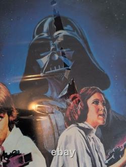 STAR WARS Vintage Original Trilogy 1970s ONE SHEET MOVIE POSTER Lot Of All 3 NEW