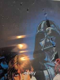STAR WARS Vintage Original Trilogy 1970s ONE SHEET MOVIE POSTER Lot Of All 3 NEW
