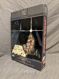 STAR WARS Vintage Oversized 2 Sided VHS Beta Video Store Mobile Display Fox Rare