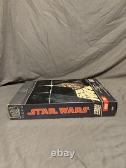 STAR WARS Vintage Oversized 2 Sided VHS Beta Video Store Mobile Display Fox Rare