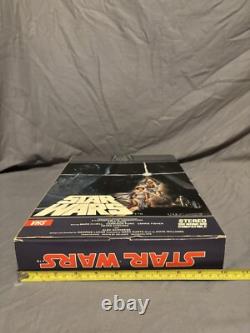 STAR WARS Vintage Oversized 2 Sided VHS Beta Video Store Mobile Display Fox Rare