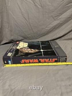STAR WARS Vintage Oversized 2 Sided VHS Beta Video Store Mobile Display Fox Rare