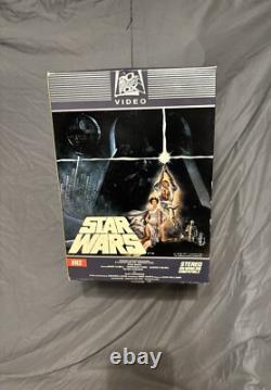 STAR WARS Vintage Oversized 2 Sided VHS Beta Video Store Mobile Display Fox Rare