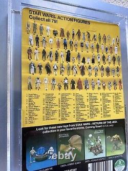 STAR WARS Vintage ROTJ 79 back Stormtrooper graded AFA CAS 85 graded MOC 1983