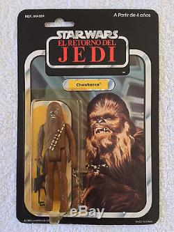 STAR WARS Vintage RotJ PBP Chewbacca El Retorno del Jedi MOC / MINT / RARE