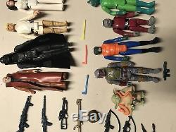 STAR WARS vintage 1977-1985 lot set 80 DIFFERENT action figure ORIGINAL weapons