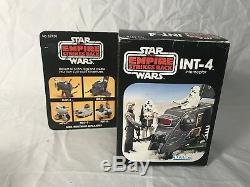 STAR WARS vintage INT-4 mini rig ORIGINAL BOX never used with UNUSED DECAL SHEET